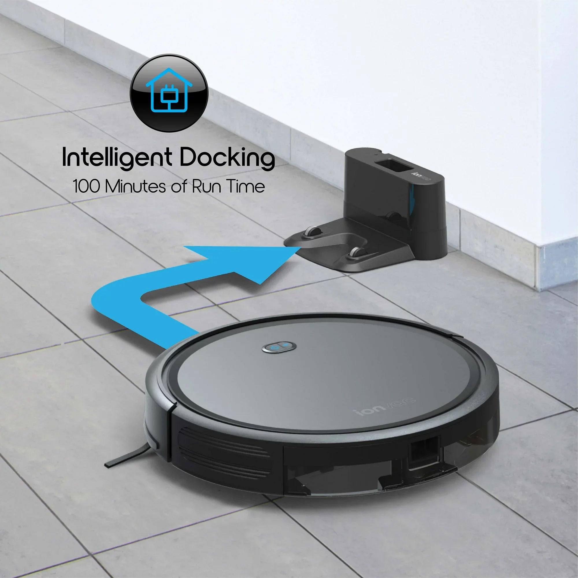 Ionvac SmartClean 2000 Robovac - WiFi Robotic Vacuum with App/Remote Control