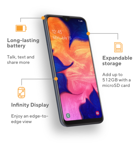 Samsung Galaxy A10e 32GB 2GB Black